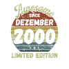 Génial depuis décembre 2000 - Anniversaire