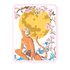 Affe Japan Cherry Blossom Moon