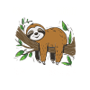 Funny sloth, no desire