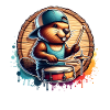 Beaver Drummer Rodent Drum Sticks
