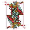 Gioco di carte Eagle Steampunk Karo King Poker