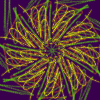Abstraktes geometrisches buntes Sterndesign