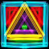 Farbenfrohes geometrisches Design