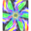 Psychedelic Abstract Flower