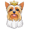 "Crowned Heads" - Yorkshire Terrier