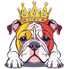 "Crowned Heads" - Bulldog