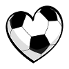 Herzball Fußballherz