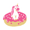 Donut und Einhorn