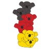 German flag Koala German Germany
