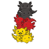 German flag Axolotl German Germany