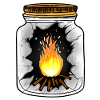 Campfire Romance Camping Fire Fiery
