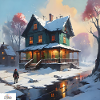 Quiet winter home