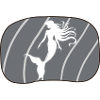 Mythical creature mermaid Neptune