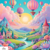 Lovely & joyful fantasy dreamscape