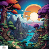 Comic world dreamscape