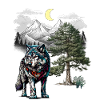 Wolf Wolves Nature Mountains