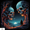 Skull fantasy dreamscape