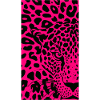 Leopard pattern pink black