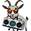 Boombox Ziege