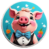 Funny Pig Comic