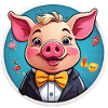 Funny Pig Comic