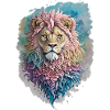 Aquarelle Lion