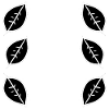 Pattern Leaf Leaves Frame Nature