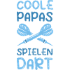Cool dads playing darts