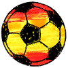 Football Spain - red, yellow, red