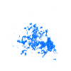 Blancbleu.Éclaboussure