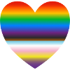Inclusive pride heart