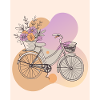 Vélo - Taches de couleur