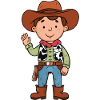 Cowboy - Children's Motif
