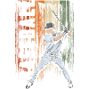 Baseball Ball Player Pitching