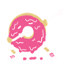 Lustiger Donut