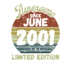 Awesome since June 2001 - Birthday