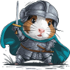 Meerschweinchen als Ritter