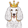 "Crowned Heads" - King Poodle