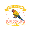 I love my sun parakeet