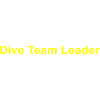 Dive Team Leader