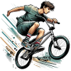 BMX Bicycle Cyclist
