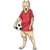 Pitbull Soccer Player Soccer