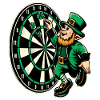 Darts Playing Leprechaun (Irish Leprechaun)