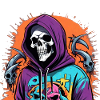 Cool Skelet Skull