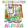 Cute Nursery Alpaca Kids Gift