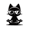 Cool Yoga Cats Design