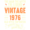 1976 Jubilæumsgave Vintage 1976 Årgang 1976