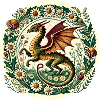 Daisy Flower Dragon
