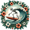 Surfing Skeleton