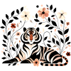 Floral Tiger